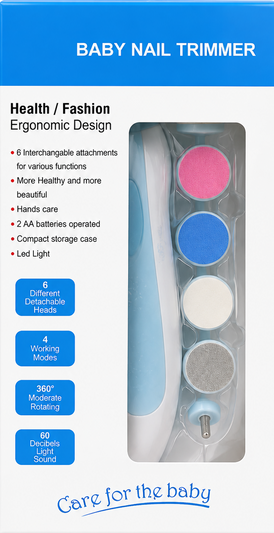 Electric Nail Trimmer (Blue)