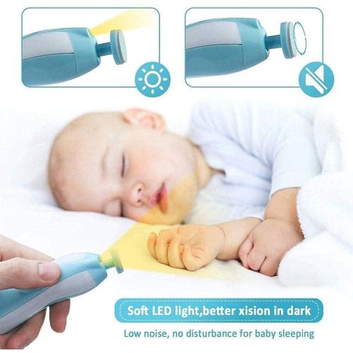 Electric Nail Trimmer (Blue)