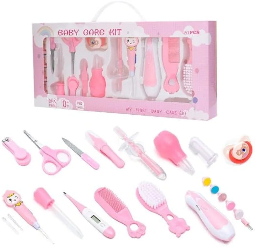 Grooming kit & Health care kit 20pcs (pink)