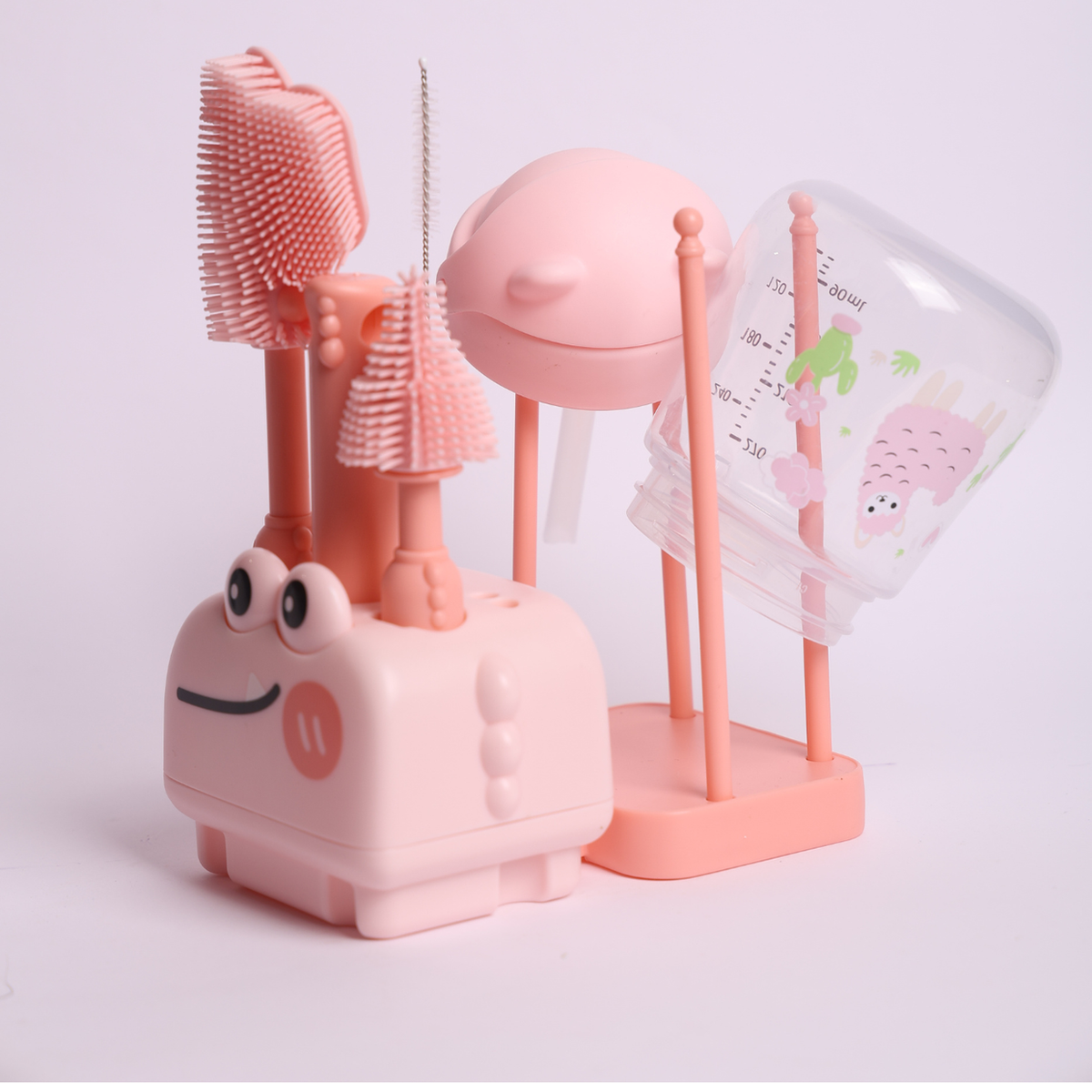 Portable Feeder brush set (pink)