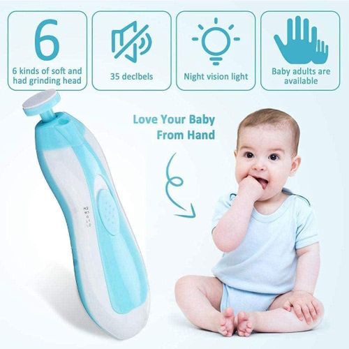 Electric Nail Trimmer (Blue)