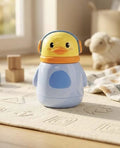 Cute Penguin powder puff - Blue