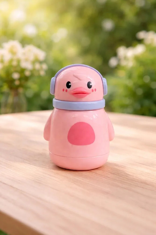 Cute Penguin powder puff - Pink