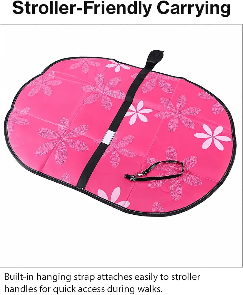 Baby Waterproof Diaper Changing Sheet (Pink)