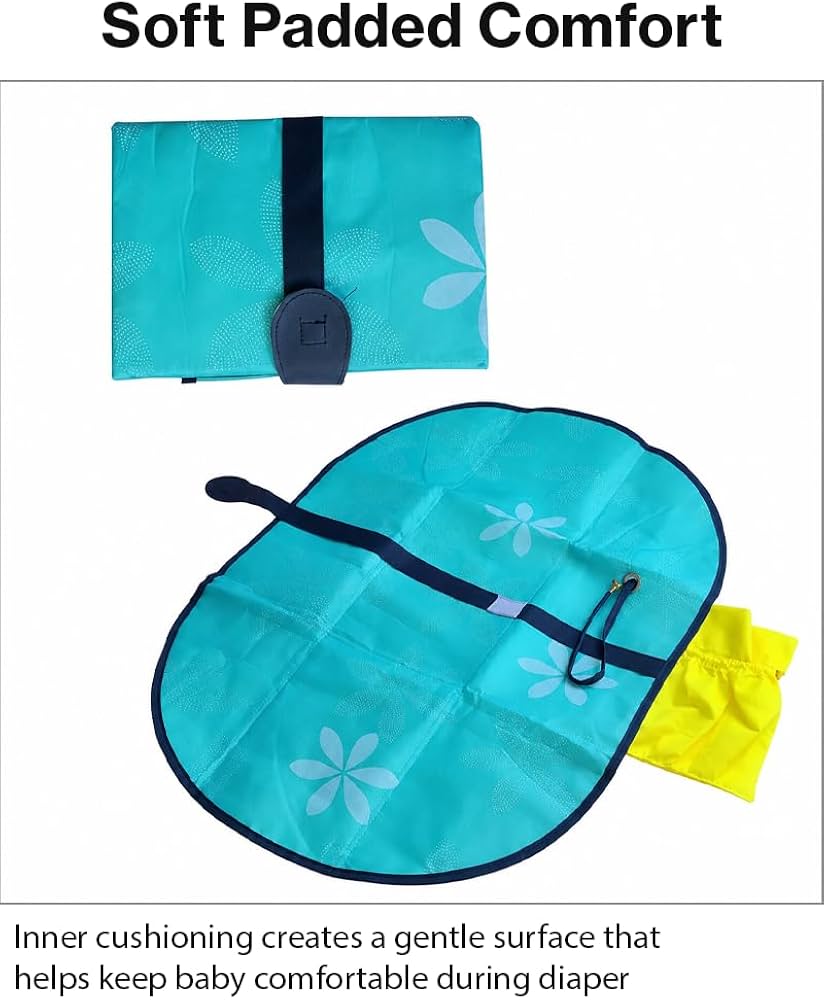Baby Waterproof Diaper Changing Sheet (Aqua)