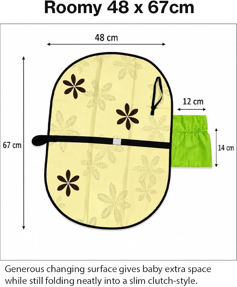Baby Waterproof Diaper Changing Sheet (Green)
