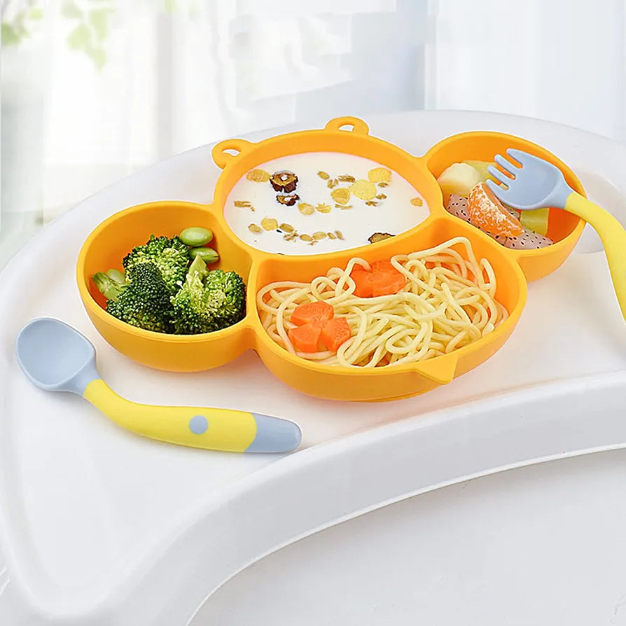 Silicone Bee portion plate