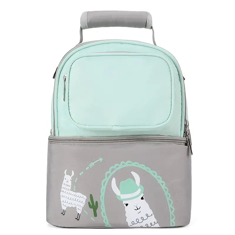 Luxury Waterproof Dual Compartment Baby Diaper Bag Teal