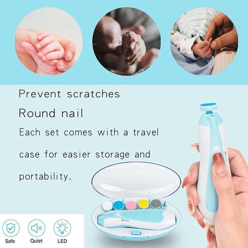 Electric Nail Trimmer (Blue)