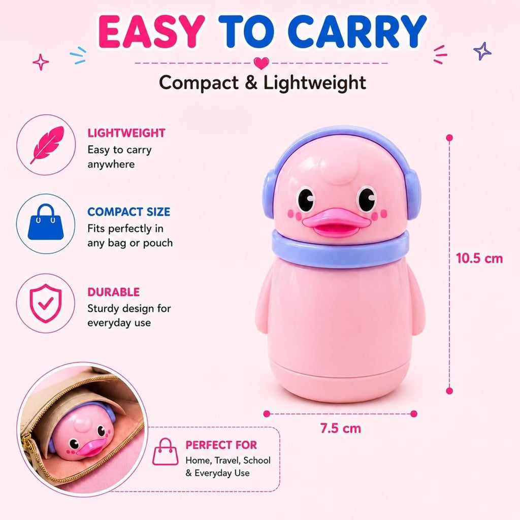 Cute Penguin powder puff - Pink