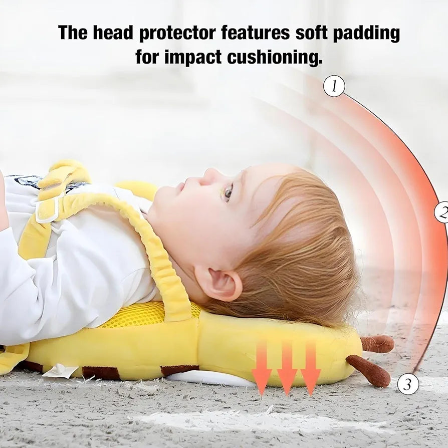 Baby Head & Back Protection Cushion (Yellow)
