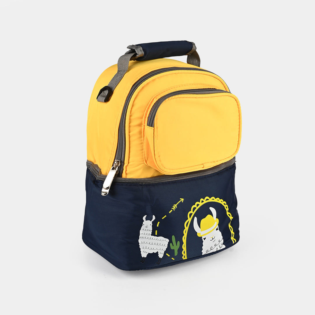 Luxury Waterproof Dual Compartment Baby Diaper Bag Yellow
