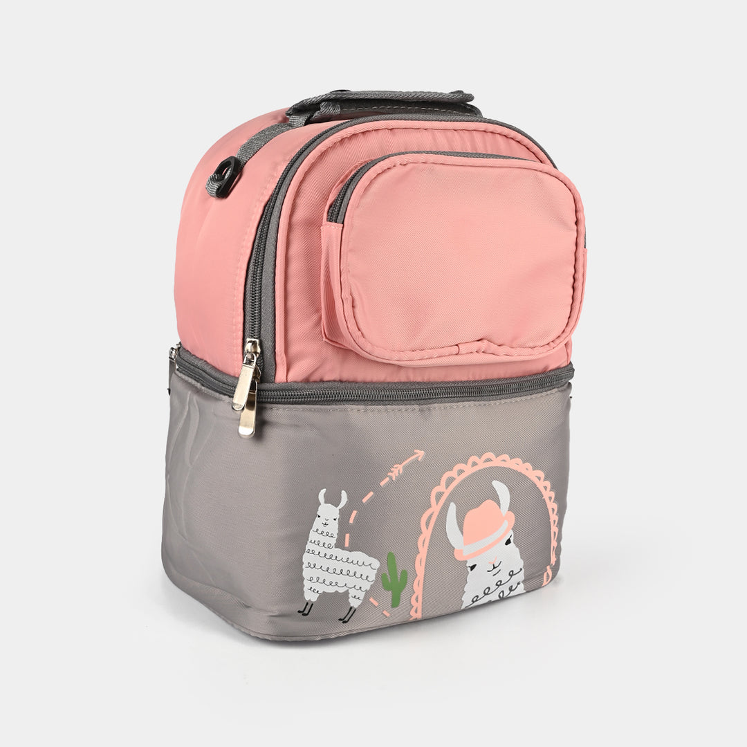 Luxury Waterproof Dual Compartment Baby Diaper Bag Pink