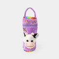 Soft velvet feeder cover - Purple Cow