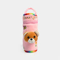 Soft velvet feeder cover - Pink Bear