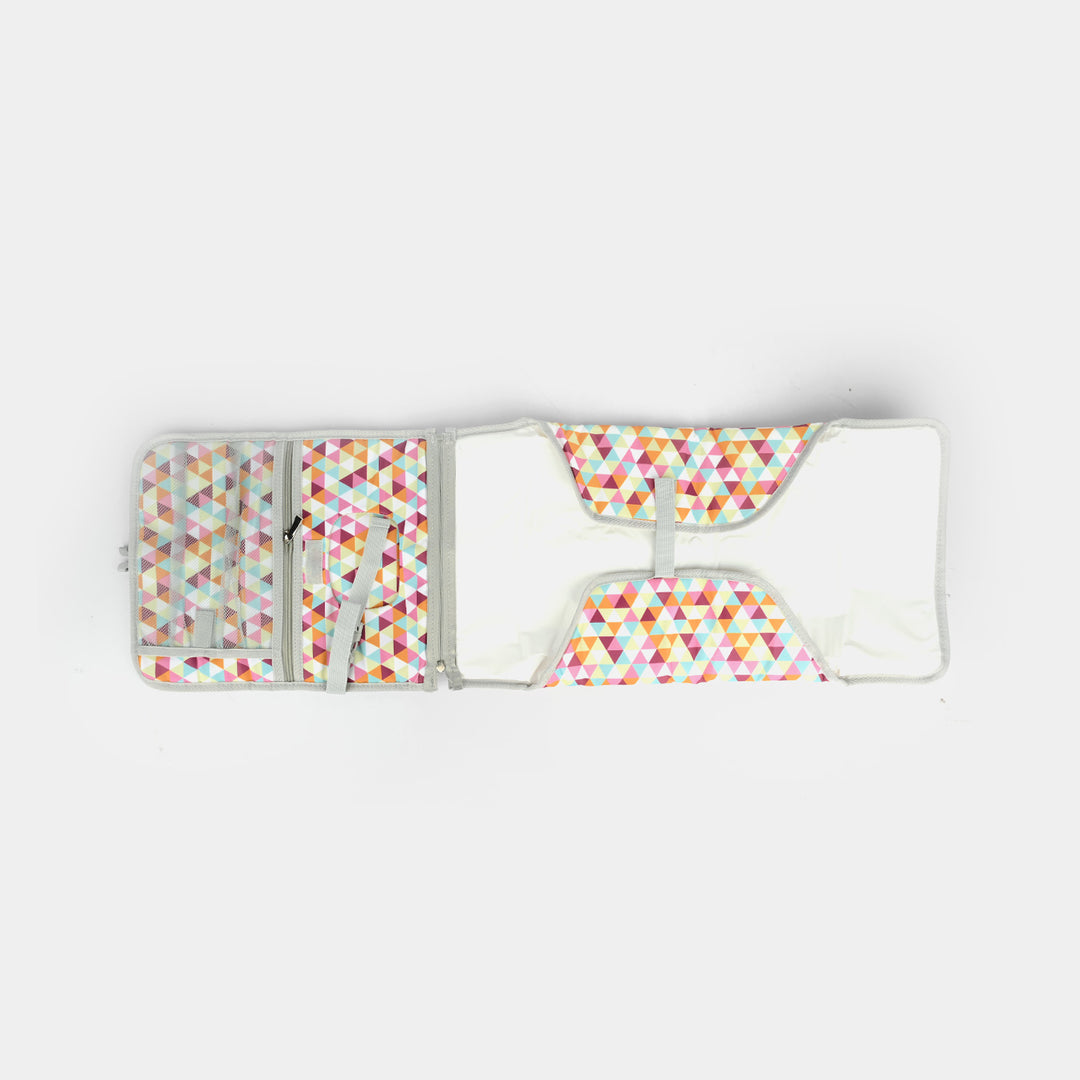 Multi-Functional Baby Changing Clutch- Black and grey