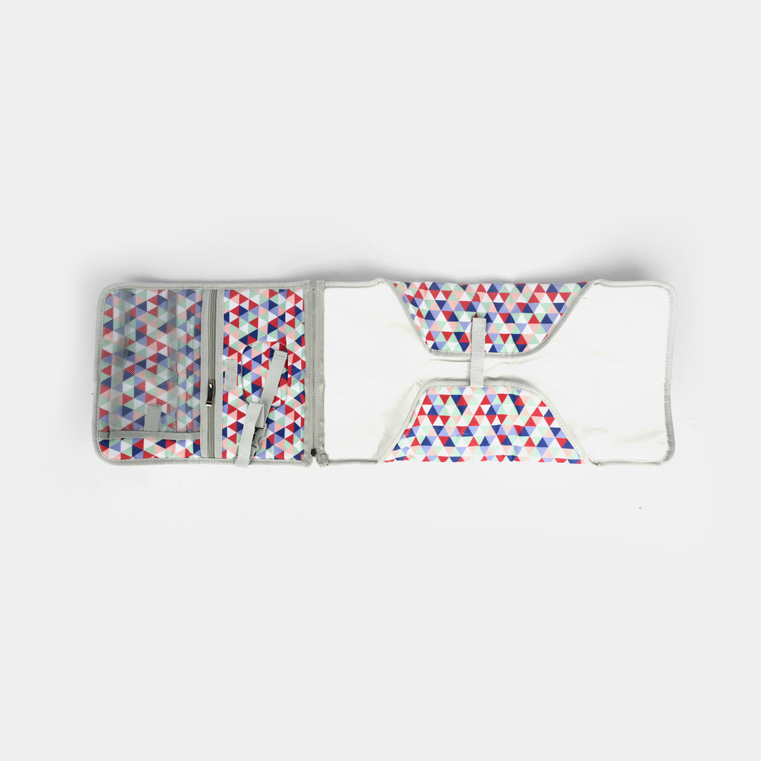 Multi-Functional Baby Changing Clutch- Blue & Red
