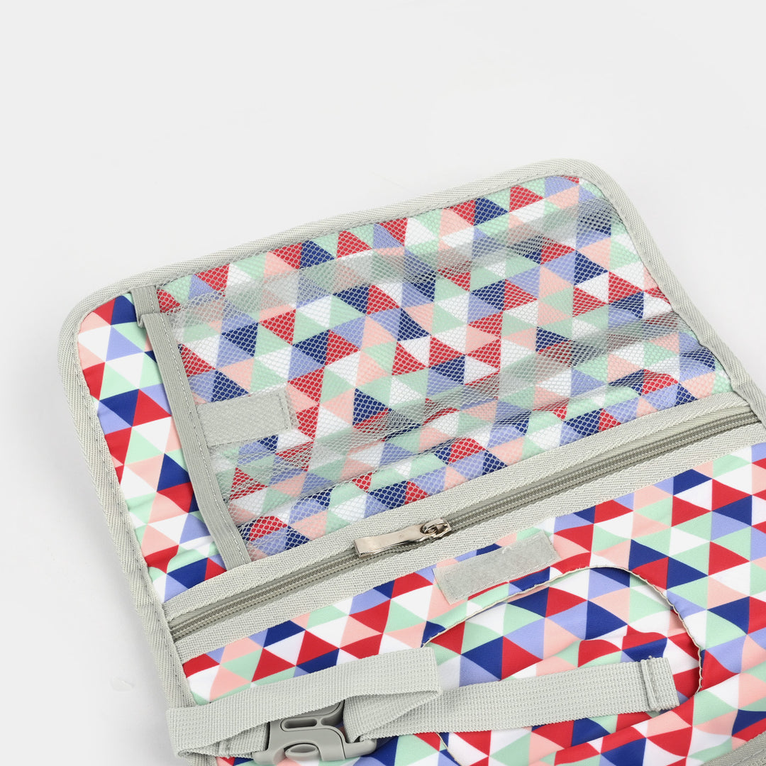 Multi-Functional Baby Changing Clutch- Blue & Red