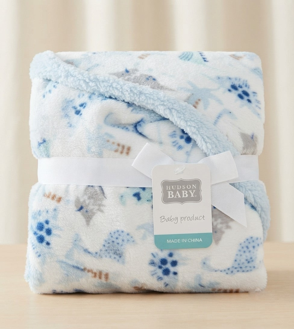 Hudson High Quality Baby Plush Blanket Dino 36 x30 inches (Copy)