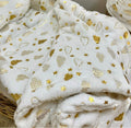 Baby Blanket Gold Star (40" x 31")