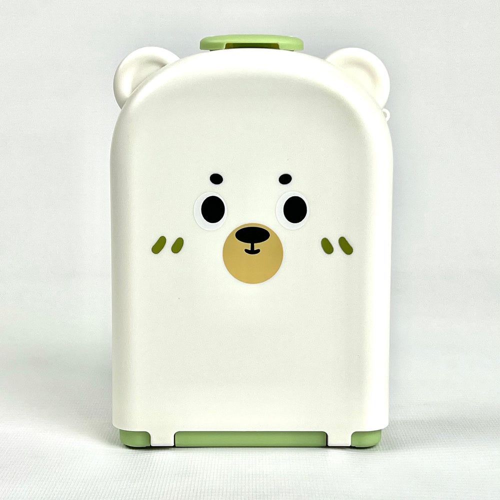 Portable 8-in-1 Baby Bottle Brush Cleaning Set – Green Bear Box Edition
