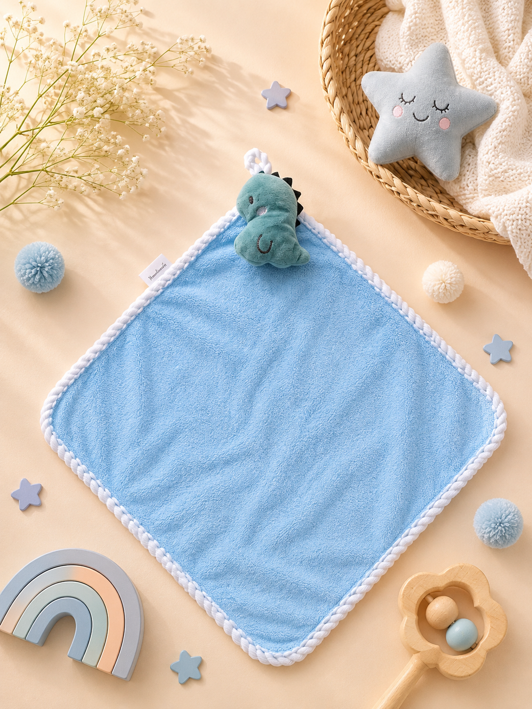 Hankies/burp cloth/Hand towel (Blue)