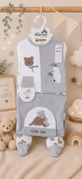 Velvet Bunny-Bear Starter Set (Grey)