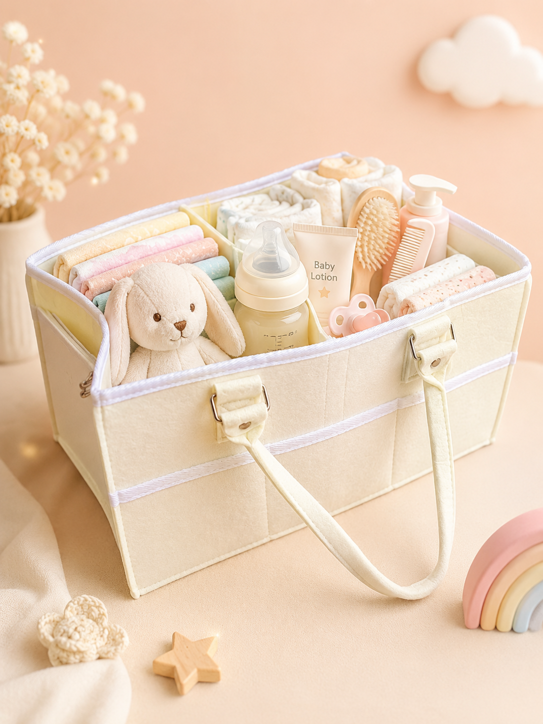 Premium Diaper Caddy / Organizer