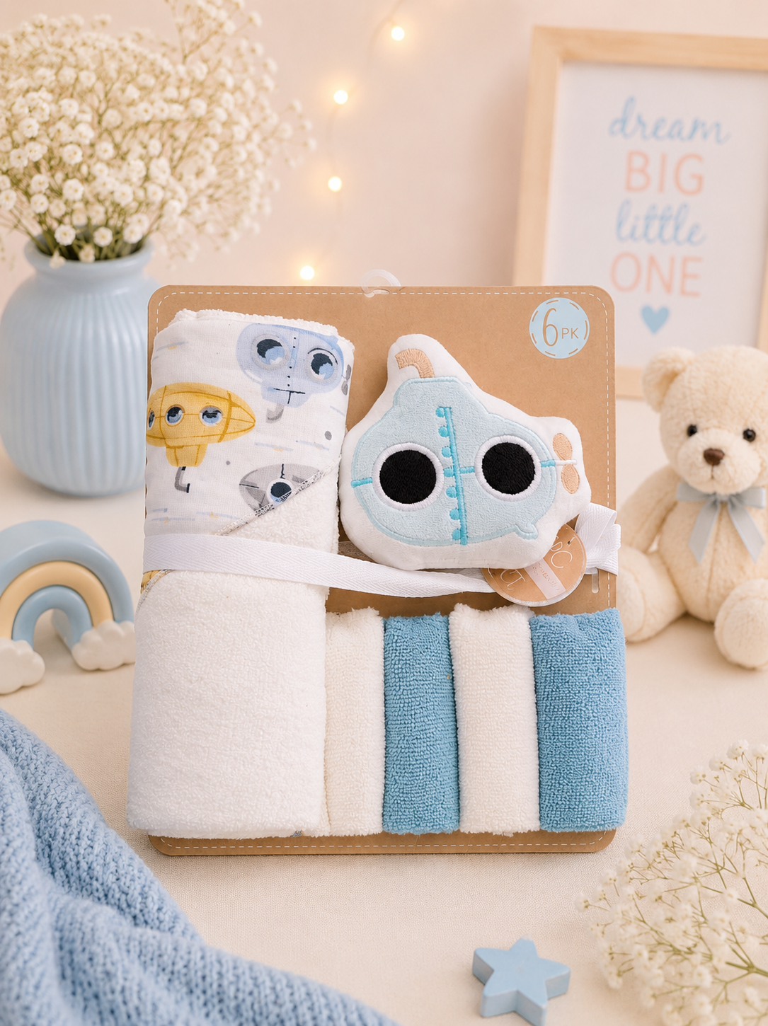 Bath Towel Submarine pack of 6