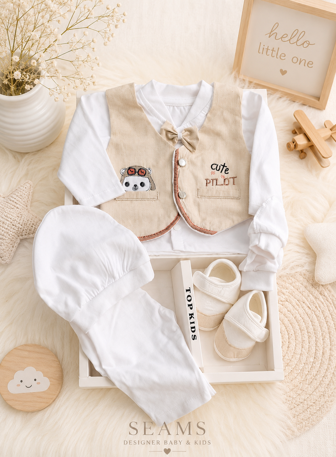Box set , pack of 6, boys (0-3 months)