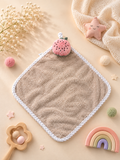 Hankies/burp cloth/Hand towel (brown)