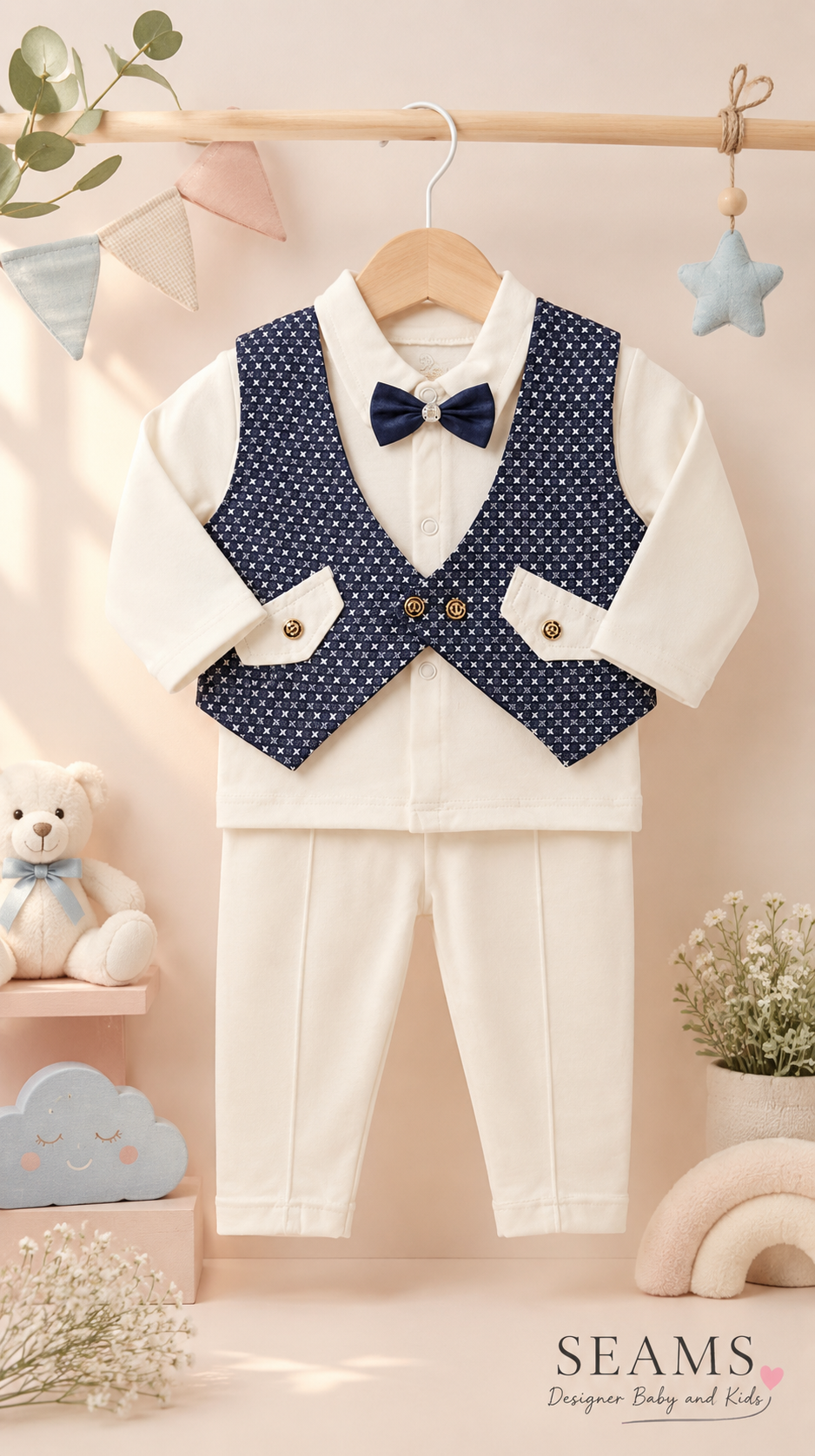 Tiny Gentleman 3-Piece Formal Suit Set
