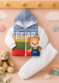Cozy Bear Puffer Suit Blue winter(3 Pcs)