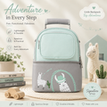 Luxury Waterproof Dual Compartment Baby Diaper Bag Teal