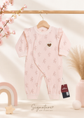 Signature Blush Heart Newborn Romper (0-6 months)