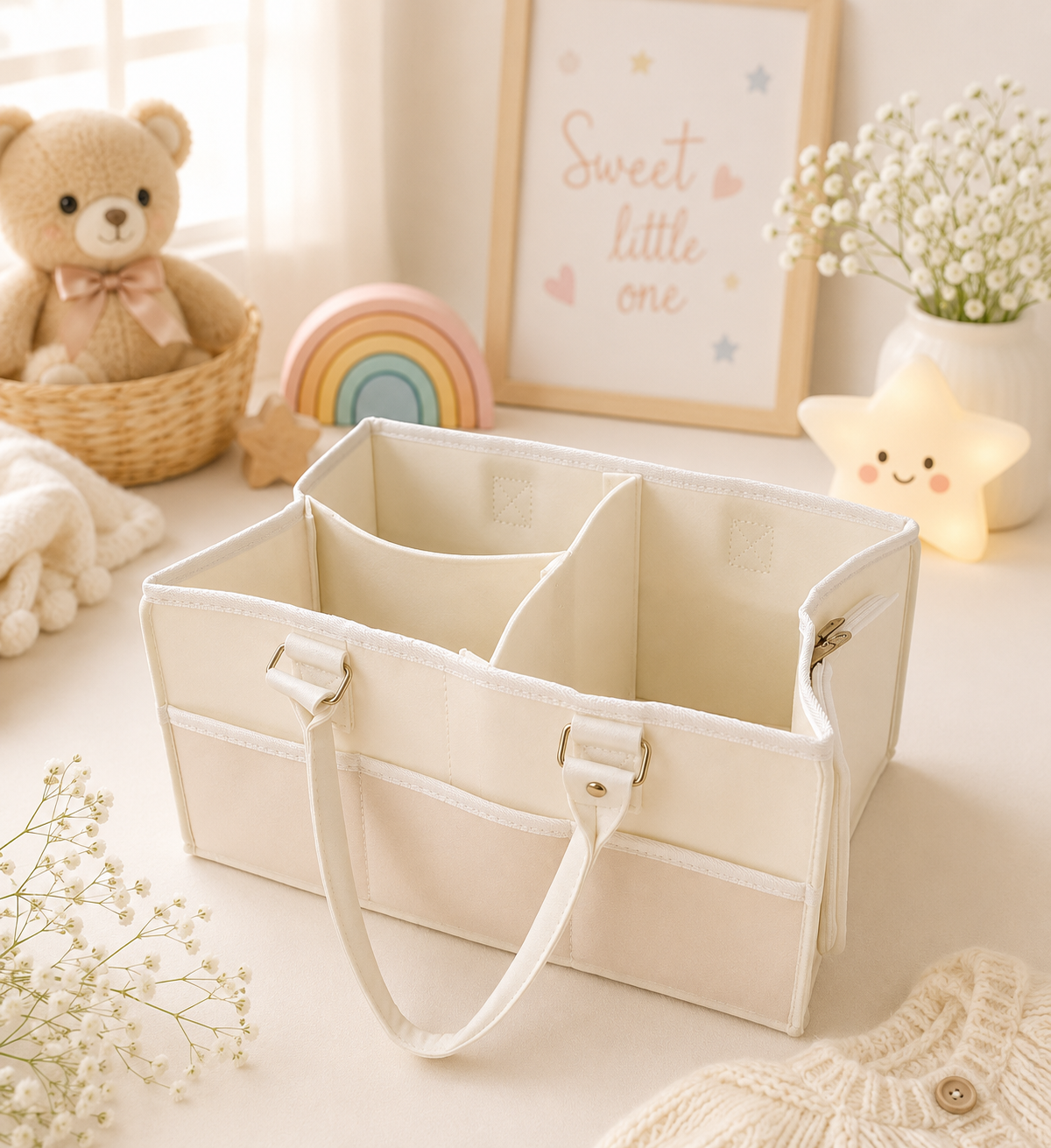 Premium Diaper Caddy / Organizer