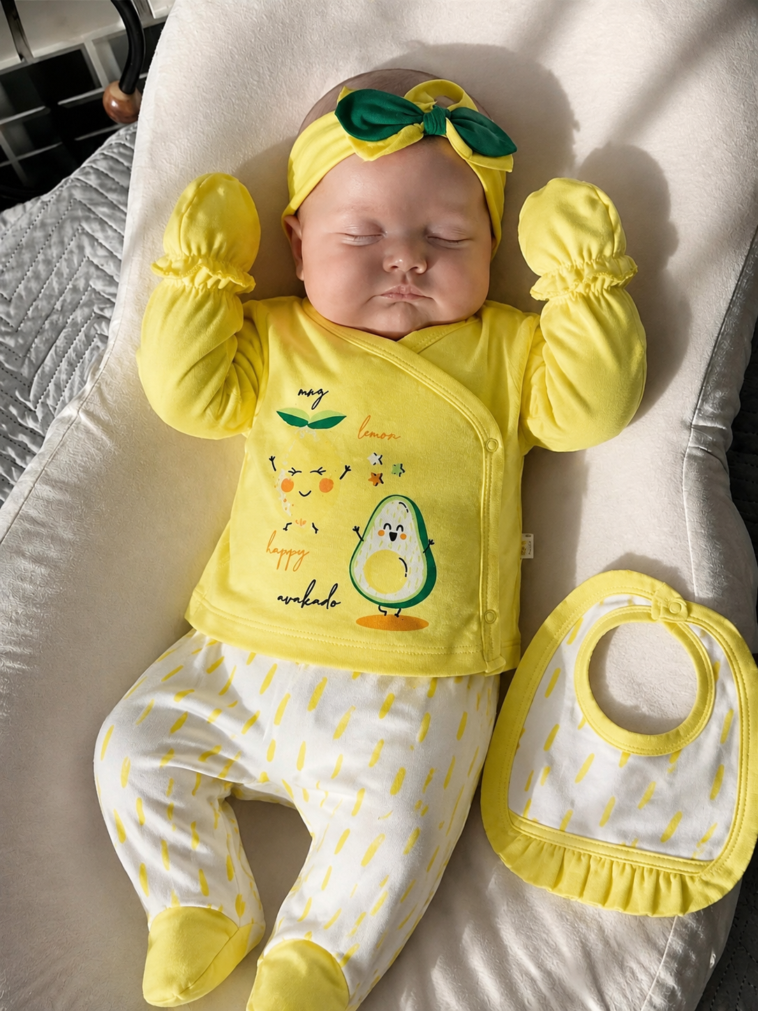 5-Piece set Avocado and Lemon