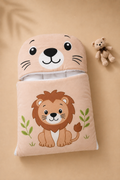 Carrying Nest Velvet brown lion