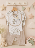 Giraffe Dreams Premium 6-Piece Baby Outfit Set (12–18 Months)
