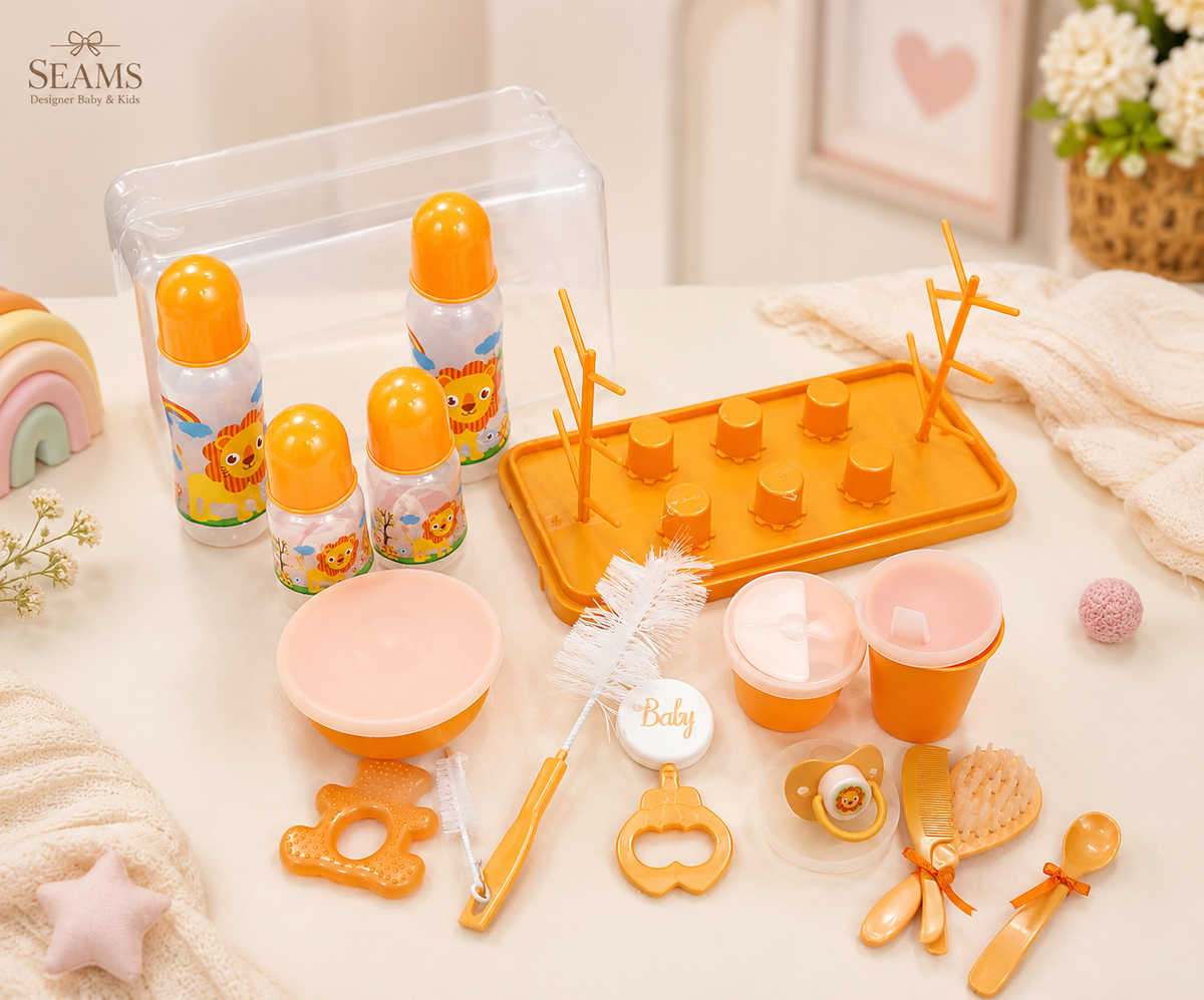 🍼🌸 Baby Feeding & Care Set – Complete Set