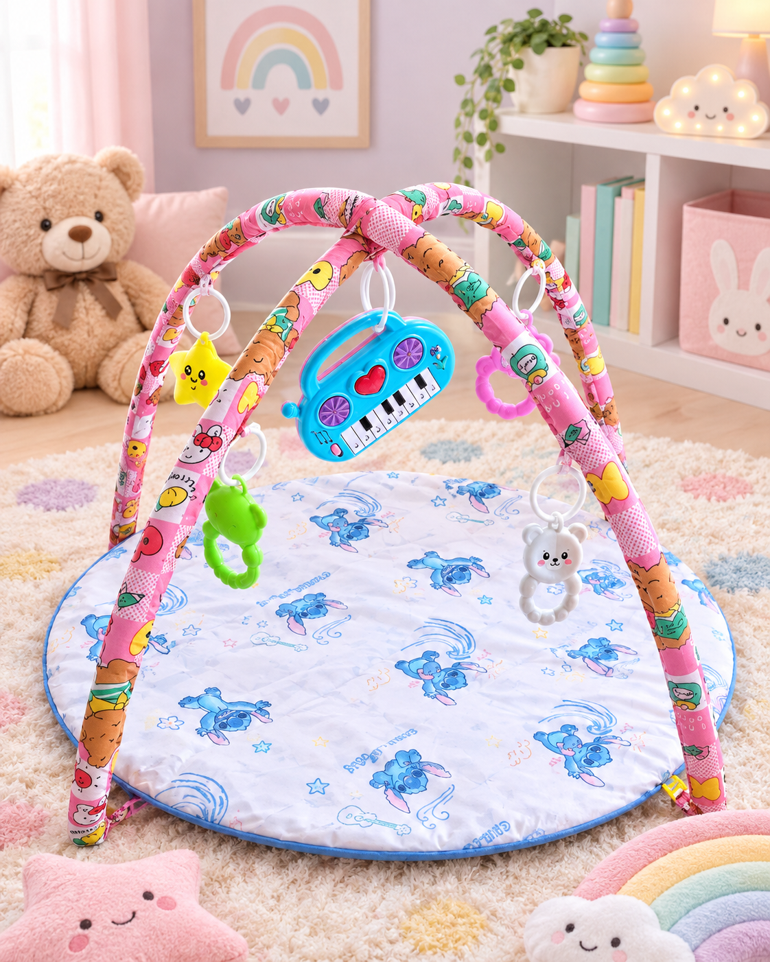Baby play gym (Pink)