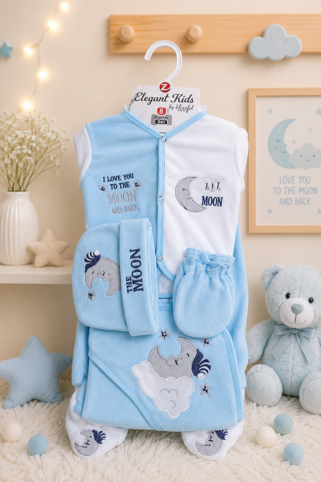 Winter Fleece Moon Starter Set (Blue)