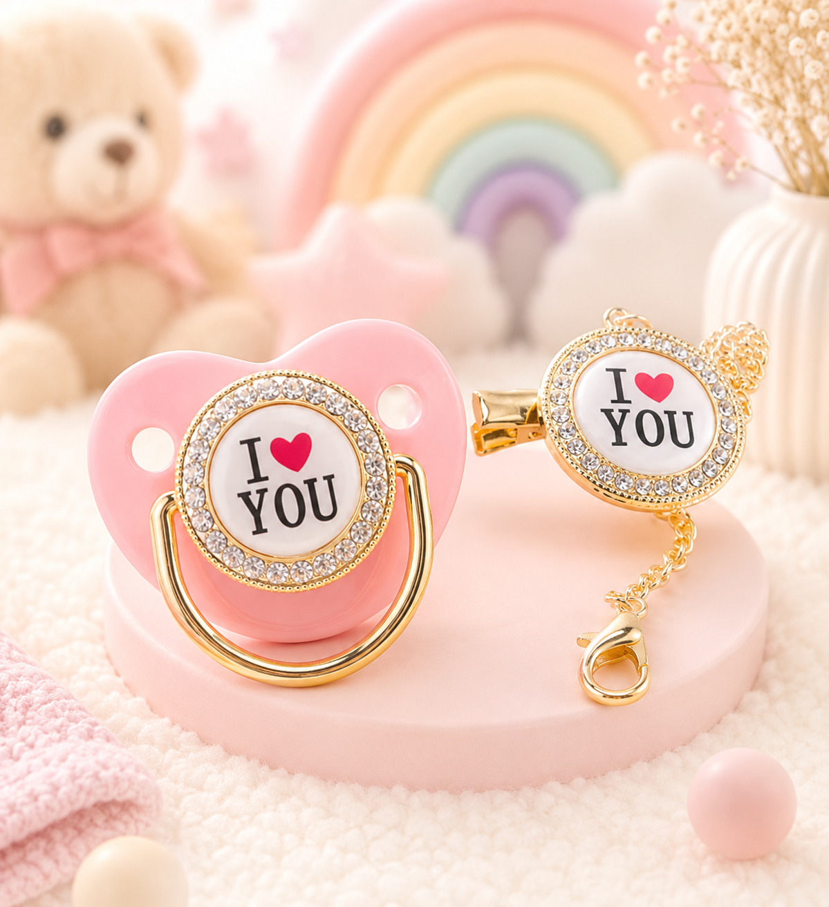 Fancy Pacifier (Pink)