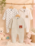 Premium Baby Romper Pack – 3 Pcs Comfort Collection (6-9 Months)