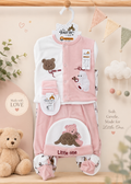 Velvet Bunny-Bear Starter Set (Pink)