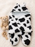 Premium Cow Quilted Double-Flap Baby Swaddle