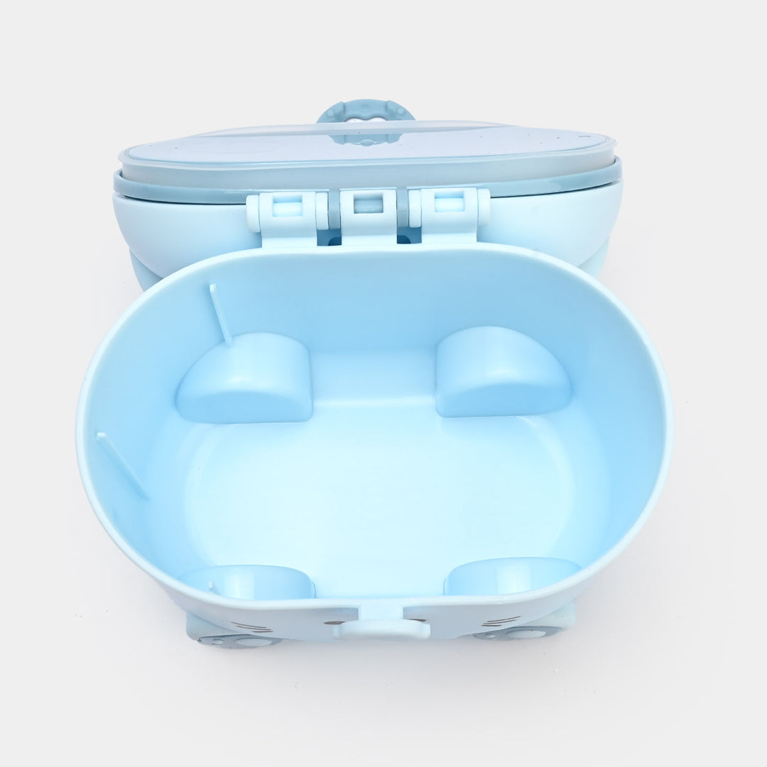 Milk container cat car (blue)